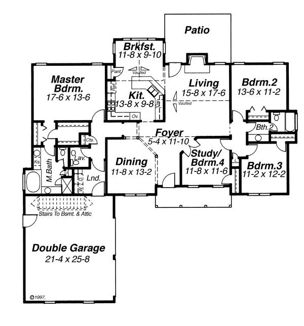 First Floor image of NEWMAN-A House Plan